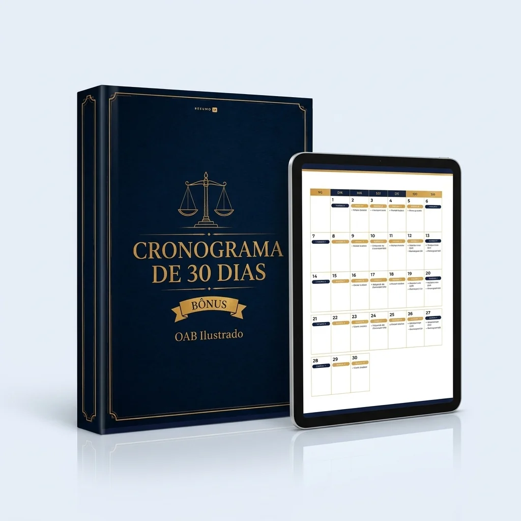 Mockup do bônus Cronograma de 30 dias