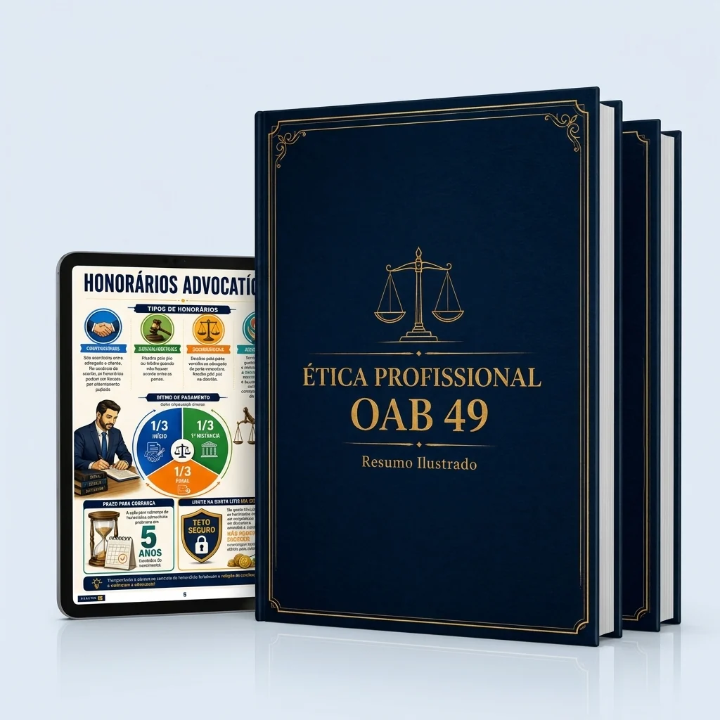 Mockup do resumo ilustrado de Ética Profissional