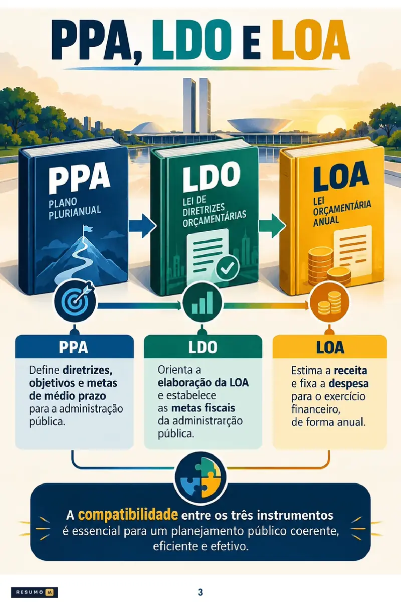 Financeiro: PPA, LDO e LOA