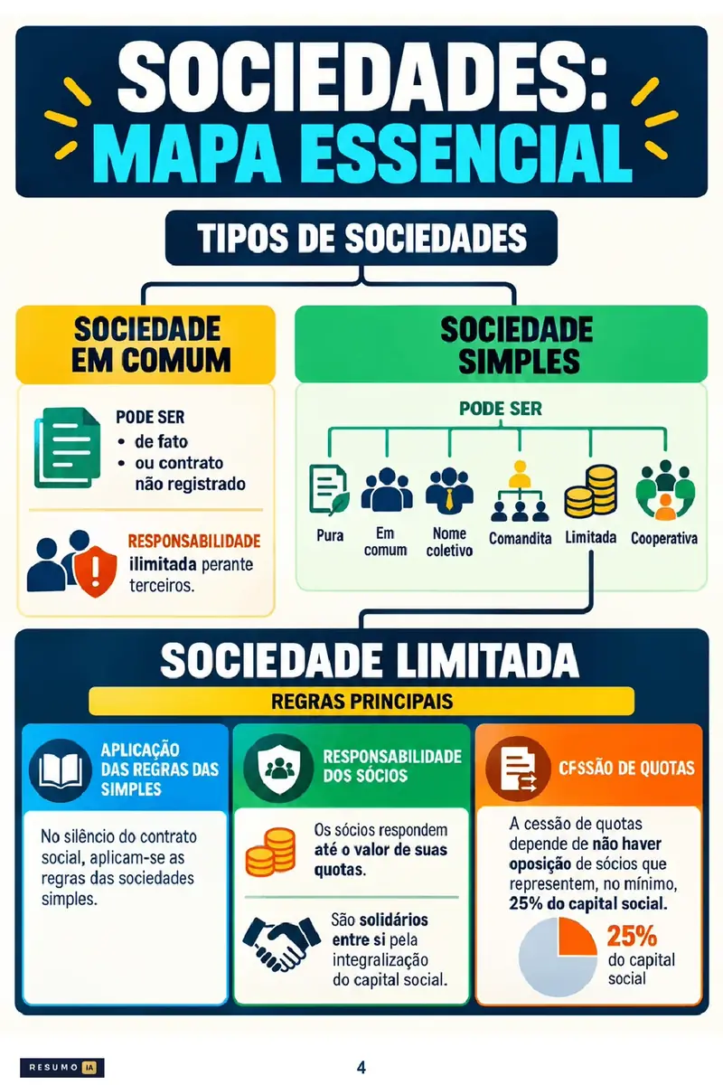 Empresarial: tipos de sociedade